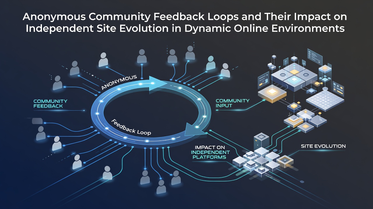 Anonymous Community Feedback Loops and Their Impact on Independent Site Evolution in Dynamic Online Environments